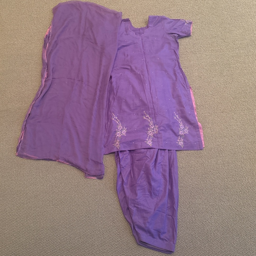 Purple Salwar Suit